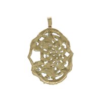 Vicenza - Piazzetta Palladio 2 - Pendentif Soprana Femme in Or jaune Giada 237 Ct PEGGD120X73 - PEGGD120X73